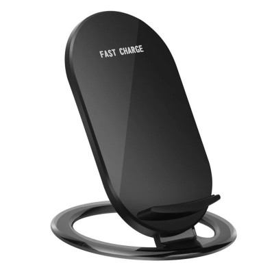 Amazon hot sale detachable portable mini vertical mobile phone holder fast wireless charger