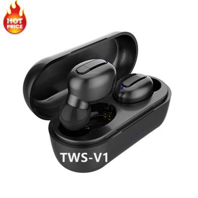 2020 Custom Oem Bass V1 Waterproof Bluetooth 5.0 Boat Earphone True Tws Bluetooth Wireless Earbuds